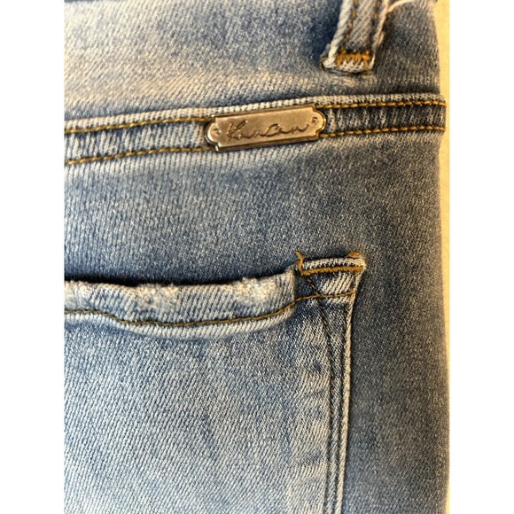 Kancan Signature HighRise Ankle Jeans 28 Blue Distressed Buckle Exclusive - Picture 8 of 9